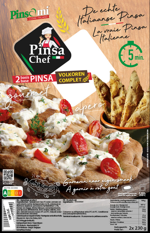 Emballage Pinsa Volkoren